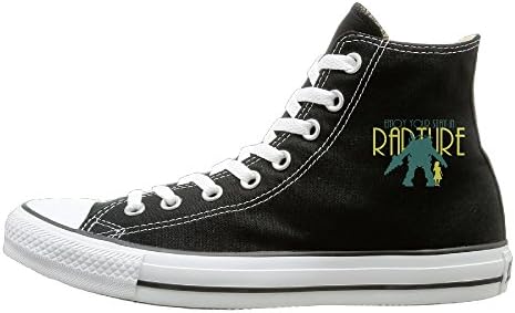 Suancai Unisex Bioshock High Top Sneakers Canvas Shoes Fashion Sneakers Shoes Classic 38 Black