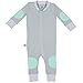 Papallou Baby Girl Bunny Rabbit Jumsuits, 100percent Cotton (6 months), Grey, 6 Months