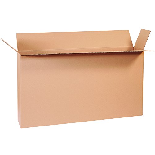 Tape Logic TLHD48824FOLMS Heavy-Duty Side Loading Moving Boxes, 48" L x 8" W x 24" H, 24" Height, 8" Width, 48" Length, Kraft (Pack of 10) at Amazon
