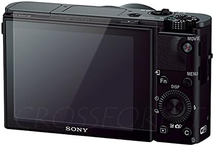 CROSSFOREST Glass Screen Protector for Sony RX100 IV/RX100 III/RX100 II/RX100/RX1/RX10/RX1R | Round Edge | CF-GCSRX100