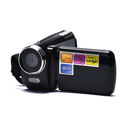 Camera Camcorders, Lary intel 12mp(max) 4x Digital Zoom Video Mini Camcorder Camera DV 1.8 Inches TFT LCD Screen for Gifts - Image 6