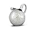 Arthur Court Aluminum Grape Serving Pitcher Water Jug for Hot / Cold Water, Ice Tea and Juice Beverage Small 6.25 inch Tall 48 oz