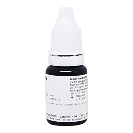Sailor Jerry Tattoofarbe Magic Black (Magic Schwarz) 10 ml. Made in GERMANY! Mit Zertifikat! Tätowierfarbe, Tattoo Ink, Vertr