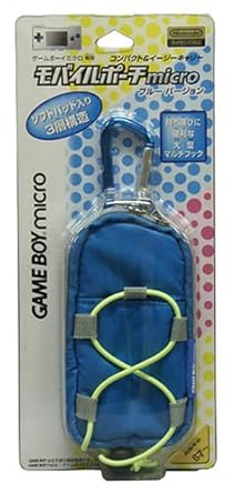 Amazon Com ゲームボーイミクロ専用 モバイルポーチmicro ブルー Video Games