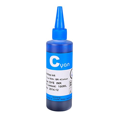 JetSir Four Colors Dye Ink Standard 100 ml Refill Ink Kit High Yield Refill Kit for Brother Printer