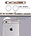 iPhone 6s Plus Case, Ansiwee Reinforced Frame Crystal Highly Durable Shock-Absorption Flexible Soft Rubber TPU Bumper Hybrid Protective Case for Apple iPhone 6s/6 Plus 5.5inch (Gold)