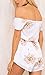 RUIGO Women's Lace Sexy Open Back Hollow Out Boho Playsuit Jumpsuit Romper Dress