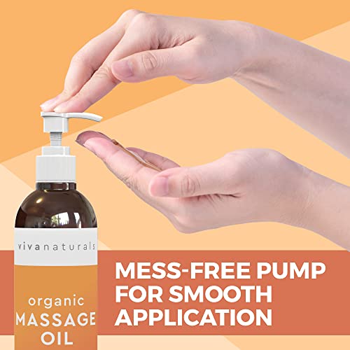 Certified Organic Massage Oil Naturally Derived and NonGreasy