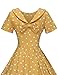 GownTown 1950s Vintage Womens Dress Bowknot Audrey Hepburn Style Party Dresses