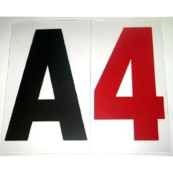 Download Amazon.com : Changeable Outdoor Sign Letters 4" Portable Flex Letters 273 Count Helvetica Font 5 ...
