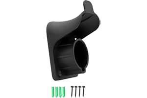HZEL EV Charger Holder, SAE J1772 Space-Saving Wall Mount Portable Electric Car Charging Cable Organizer, Waterproof Auto Charger Cord Hanger for Outdoor, Universal for Electric Vehicles