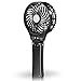 LinGear Mini Handheld Fan Rechargeable USB Personal Portable Hand Fan Electric with 4000mAh Battery Operated Cooling Foldable Desk Table Fan for Indoor Outdoor Travel Home Room and Office-Black