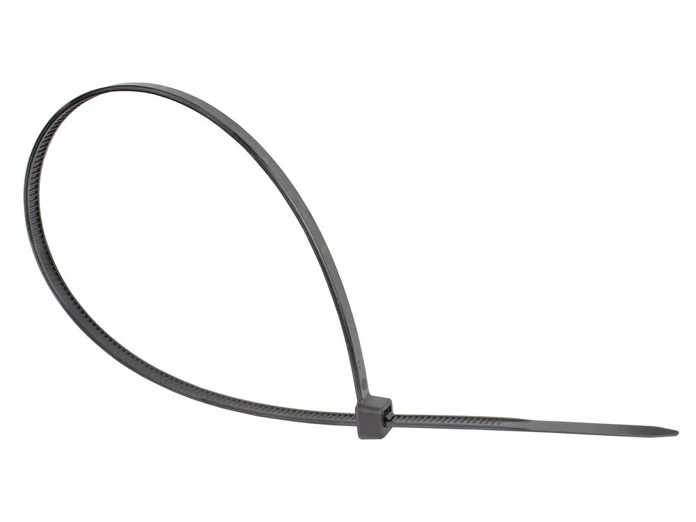 Good Connections® Cable Ties 200 mm x 4.8 mm Set of 100 Black UL UV Resistant Weather Resistant for Outdoor Use -40 °C to +85 °C