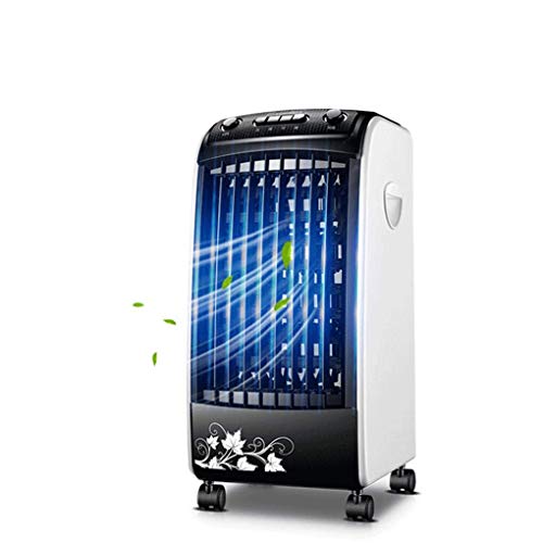 ZDNALS Single Cold Air Conditioning Fan Air Fan Humidification Mobile Cooler Household Cooling Fan Air Cooler Small Air Conditioner Mini Fan (Color : #1)