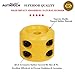 AUTMATCH Winch Cable Hook Stopper (2 Pack) Silicone Rubber Shock Absorbent Winch Stopper Best Winch Accessories for Wire & Synthetic Cables ATV UTV Prevent Pulling Eliminate Abrasion Bouncing Yellow
