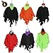 FiGoal Halloween Party Indoor and Outdoor Realistic Looking Decoration Set of 6 PCS 17in Hanging Ghost Haunted House Decor Accessories