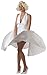 California Costumes Marilyn Monroe Deluxe White Halter Dress Costume X-Large