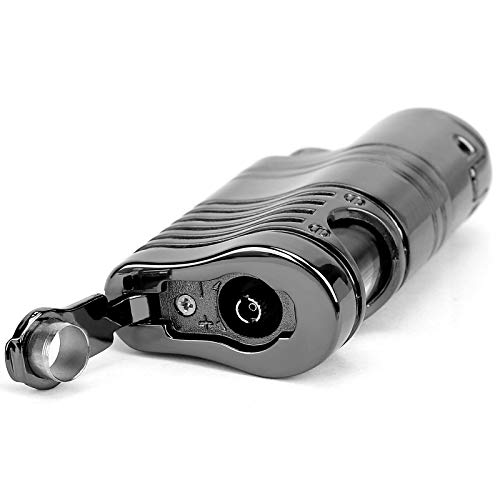Torch Lighter Refillable Lighter, 4 Jet Flame Lighters, Windproof Gas