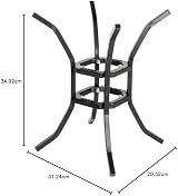 Lodge 8 Inch Fire and Cook Stand - Campfire Cooking Tripod view 5