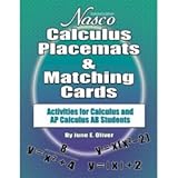 Nasco Calculus Placemats & Matching Cards: Activities for Calculus and AP Calculus AB Students - Math Education Program - TB26090