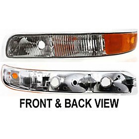 CHEVY SILVERADO PICKUP 99-02 / CHEVY TAHOE 00-06 PARK LAMP LH, Lens & Housing