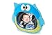 Alphabetz Owl Baby Backseat Car Mirror Crash Tested-Shatterproof Free Baby-On-Board Sign, Blue, One Size
