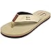 alpine swiss Mens Flip Flops Beach Sandals EVA Sole Comfort Thongs Tan 13 M US
