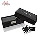 Glenor Co 6 Watch Box for Men - Mens Watch Case w Glass Lid – Luxury Mens Watch Box - Watch Holder for Men w Metal Accents & Sturdy Hinges - Modern & Masculine Watch Display Case