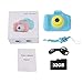Kids Camera, AIMASON Digital Video Camera Gift for Age 3 4 5 6 7 8 9 10 Year Old Boys, Mini Rechargeable and Shockproof Camera Creative DIY Camcorder for Little Boy with 32GB SD Card (Blue)