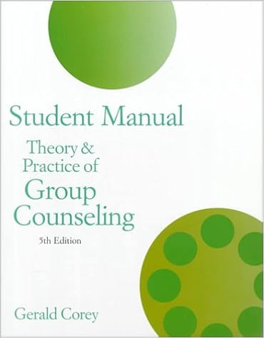 Student Manual For Theory And Practice Of Group Counseling 9780534348229 Medicine Health Science Books Amazon Com