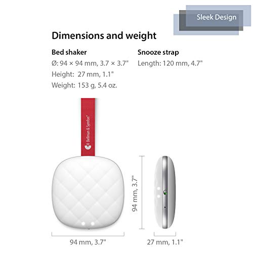 Bellman & Symfon Vibio Bluetooth Wireless Bed Shaker Wake Up Alarms