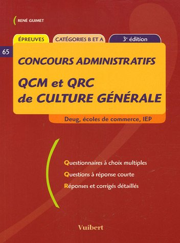 QCM et QRC de culture générale