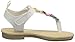 carter's Girls' Nala T-Strap Fashion Sandal, White, 4 M US Toddler