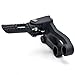 Krator BFR004-B (Front) Foot Rests Kit for Suzuki 600 2006-2010 / GSXR 750 2006-2008 Frame Fitting Stay Footrests Step Bracket Assembly, Black