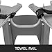 Popsport Metal Dumbbell Stand with Built-in Towel Rack Home Gymthumb 3