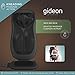 Gideon Luxury Six-Program Fully Customizable Back and Neck Massaging Cushion with Heat/Shiatsu Deep Kneading, Rolling and Vibrating – Massage Sitting Area, Full Back and Neck
