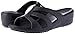 crocs Women's Sanrah Strappy Wedge Sandal, Black, 9 M US