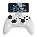 Megadream Bluetooth Wireless Gaming Gamepad Controller Compatible MFi Certified Apple iPhone Xs XR X 8 8Plus 7 7Plus 6S 6 5S, iPad Air, iPad Mini 4, iPad Pro, Apple TV Phone Holder – Whitethumb 4