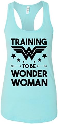RBCC Women’s Next Level Ideal Racerback Tank Top “Training to be Wonder Woman”