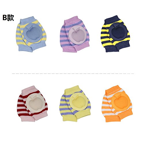 Baby Infant Toddler Knee Pads Unisex Elastic Knee Elbow Crawling Protector Pads Color Random