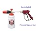 RIDGE WASHER Foam Cannon for Pressure Washer, Wide Nick Bottle, Power Washer Snow Foam Lance, with 5 Nozzle Tips, 1/4 Inch Quick Connect