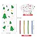 Hifunwu 120 Pack Christmas Cellophane Bags Christmas Treat Bags with Twist Ties for Cookie Candy Christmas Party Supplies