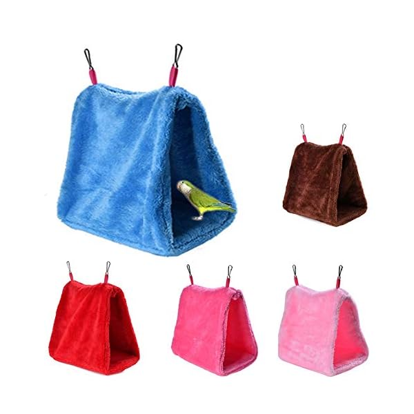 lffopt Gabbia per Criceti Amaca Gatto Amaca per Uccelli Nido di Uccelli Caldo Amaca da Gabbia per Animali Domestici…