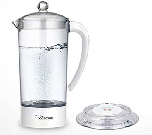 SolcoBio Portable Hydrogen Water Maker Generator Portable Healthy Water Antioxidant Anti Aging (Pot type - 1.2L / TSH-100 / FDA Approved / Korea Product)