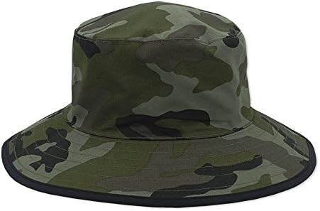 Keepersheep Kids Boys Sun Camo Bucket Hat Cap, Wide Large Brim Outdoor Hat Cap