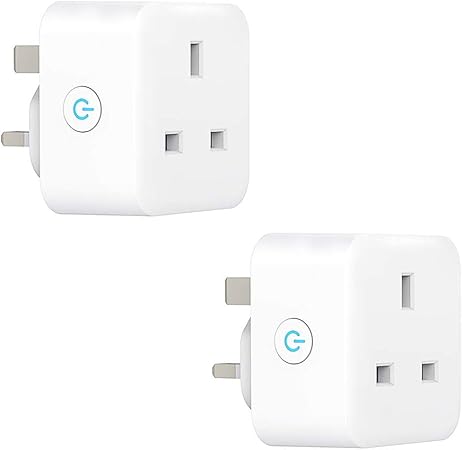 Smart Home Wifi plug Smart Plug 13a Wifi Drahtlose Fernbedienung Timing funktion Kein Hub Erforderliche Wei Mit Alexa Google Haupt2pcs