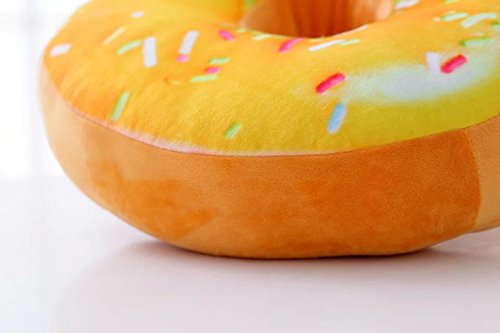 Large Soft Novelty Doughnut Donut Shaped Ring Plush Cushion Pillow 40cm