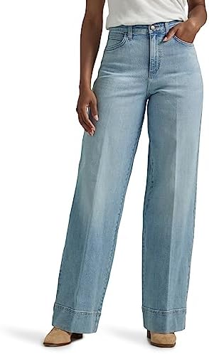 Lee Women's Legendary Straight Leg Jean - Mid Rise, Regular Fit, Seattle Wash (16 Short) - View #5