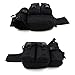 Huntvp Tactical Waist Pack Pouch With Water Bottle Pocket Holder Waterproof Molle Fanny Hip Belt Bag