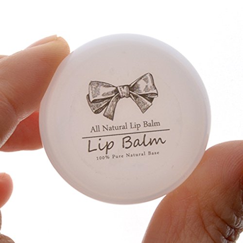 CHAWOORIM Lip Balm Stickers Lip Balm Labels Lip Balm Circle Clear